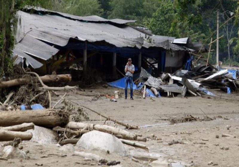  Al menos ocho muertos y seis desaparecidos por fuertes lluvias en Colombia