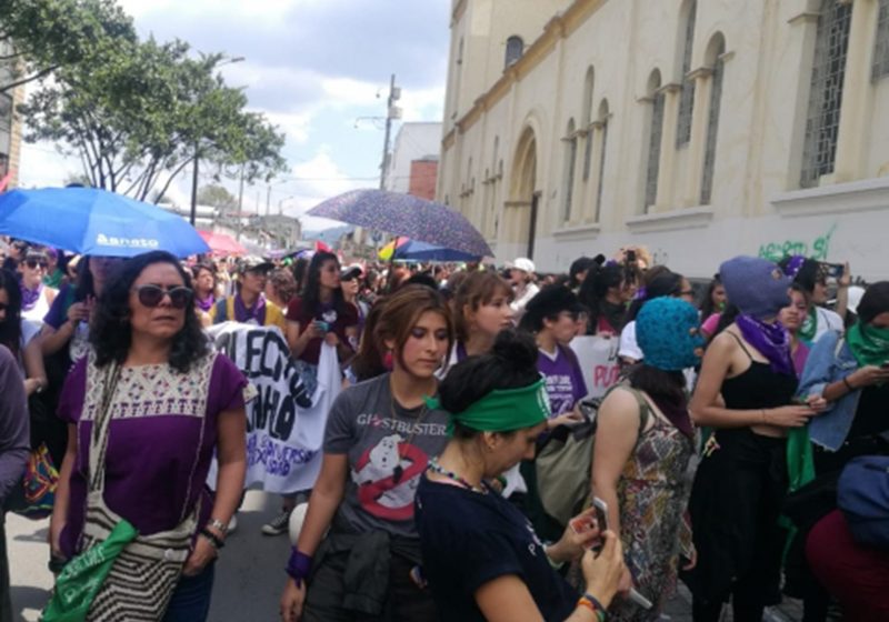  Las mujeres colombianas toman las calles para rechazar la violencia machista