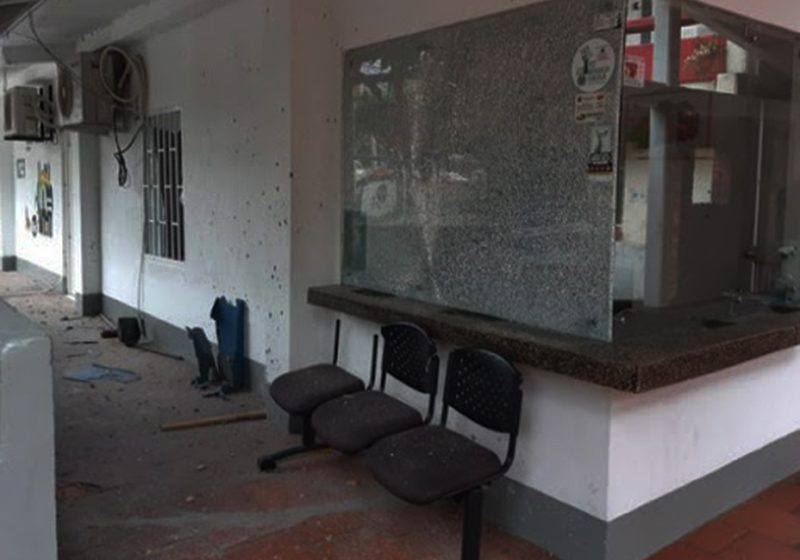  El terrorismo irrumpe nuevamente a sede de la policía en Arauca
