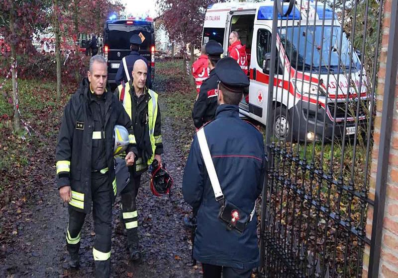  Tres bomberos italianos mueren en una explosión presuntamente intencionada