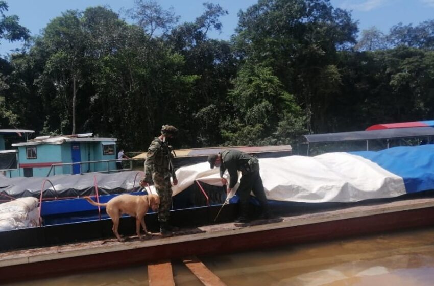  El ejército confiscó 2 mil 840 kilos de pescado y capturó a una persona en Guaviare
