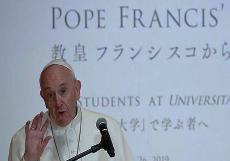  El papa termina un viaje a Japón marcado por su condena a las armas nucleares