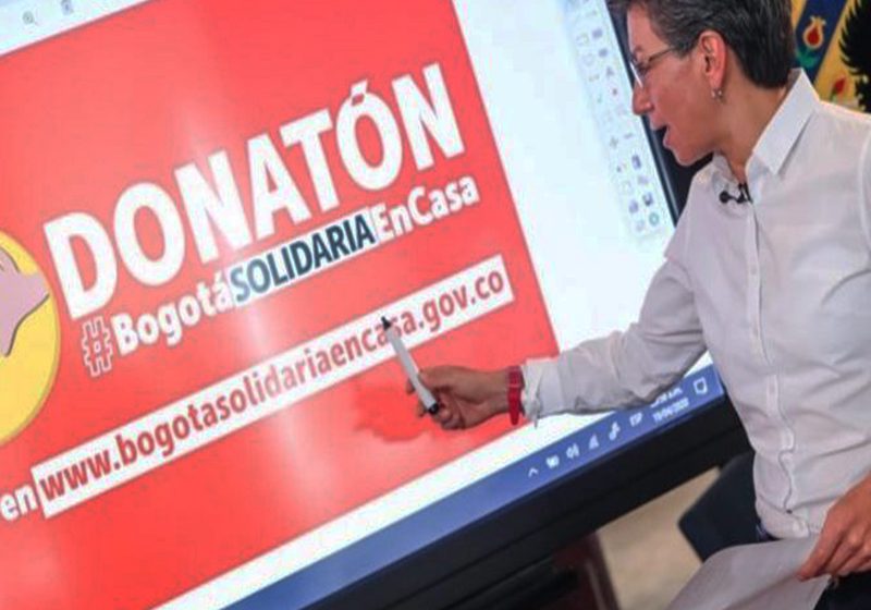  Bogotá logra millonaria colecta para ayudar a población pobre en cuarentena