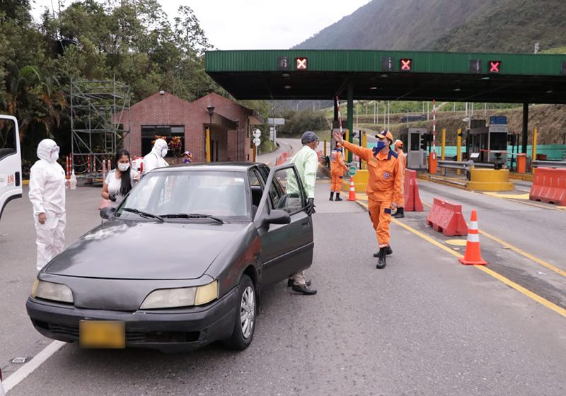  Montan control en Pipiral para el ingreso de vehículos