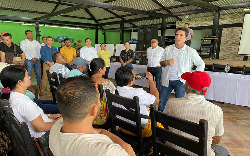  “Volvemos a San Juan de Losada con soluciones” señala el gobernador Juan Guillermo Zuluaga
