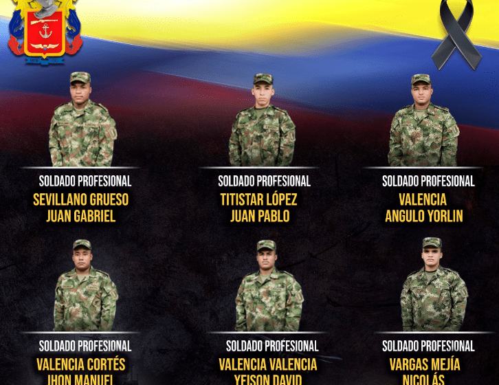  Ejército honra la memoria de soldados caídos en emboscada en zona rural de La Macarena