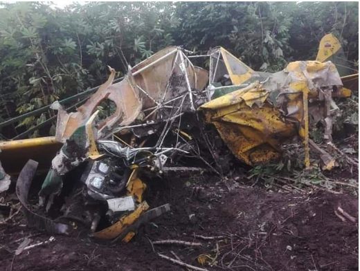  En accidente aéreo murió el piloto Franklin Gutiérrez tras maniobras de fumigación