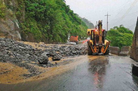 Maritza Martínez solicitó certificar avance de obras para evitar nuevos derrumbes sobre la vía a Bogotá