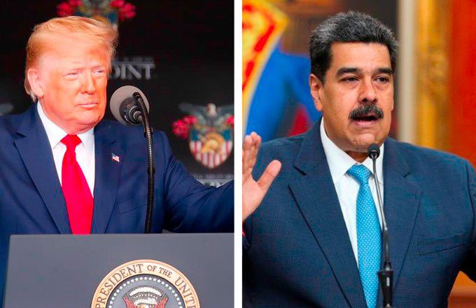  Trump dice que solo se reuniría con Maduro para negociar su salida del poder