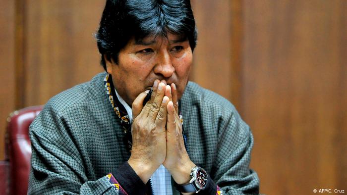  La Fiscalía boliviana acusa a Evo Morales de terrorismo y pide su detención