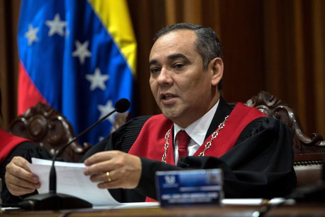  EE.UU. ofrece recompensa de 5 millones por el presidente del Tribunal Supremo  de Venezuela