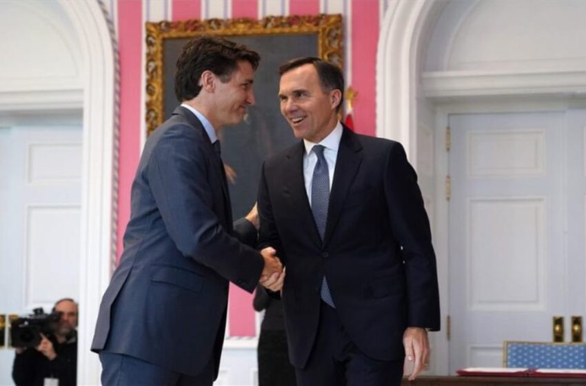  Ministro de Finanzas de Canadá dimite inesperadamente en medio de escándalo