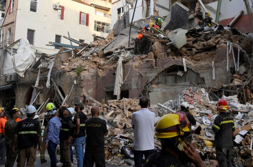  Suben a 191 muertos explosión en Beirut, que recuerda con minuto silencio