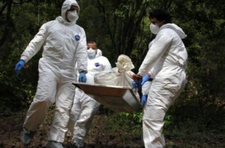 A medicina legal cuerpo hallado en avanzado estado de descomposición