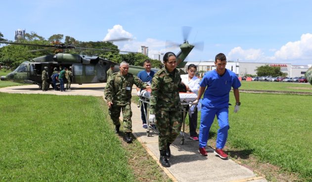  En Centro asistencial de Villavicencio se recuperan tres militares heridos en el sur del Meta