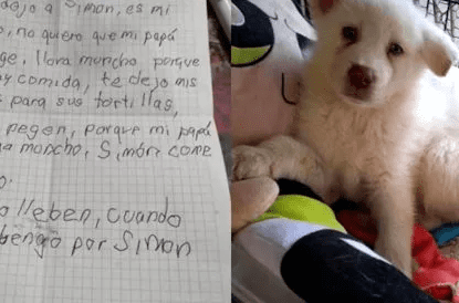  Niño que (por pandemia) tuvo que dejar a su perro en refugio le escribe tiernas cartas