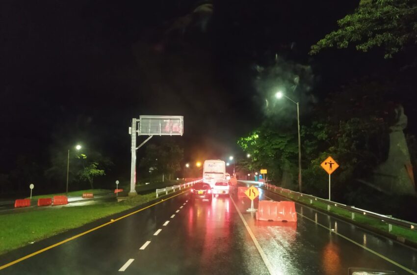  Constante monitoreo en la vía a Bogotá bajo lluvias en algunos tramos