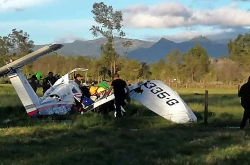  Un accidente de avioneta en Colombia deja tres muertos y un bebé herido