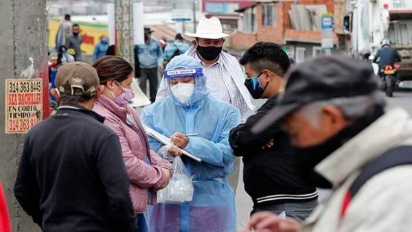  Colombia reporta 7.201 casos nuevos y 167 fallecimientos por covid-19