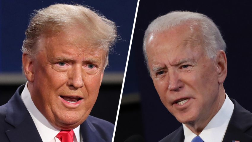  Trump y Biden chocan sobre la pandemia, la inmigracion y el racismo en su debate