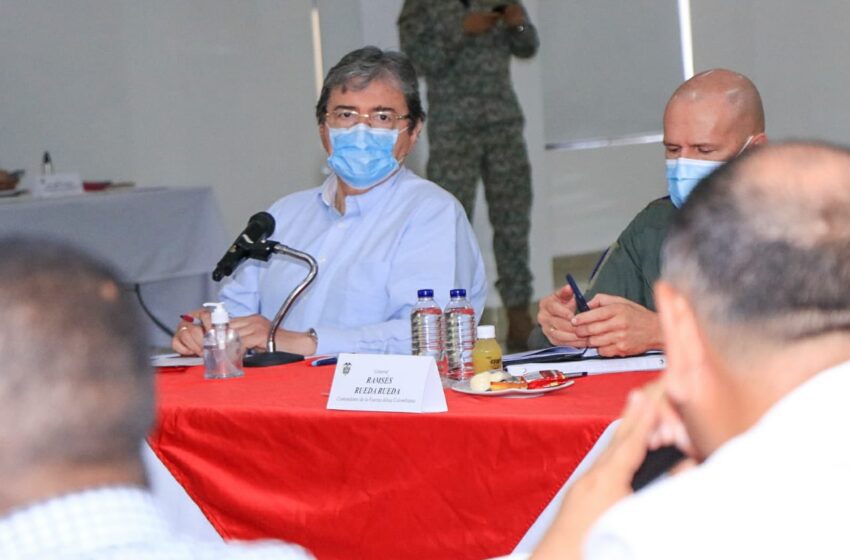  Ofensiva contra la extorsión anuncia en Villavicencio el Ministro de Defensa