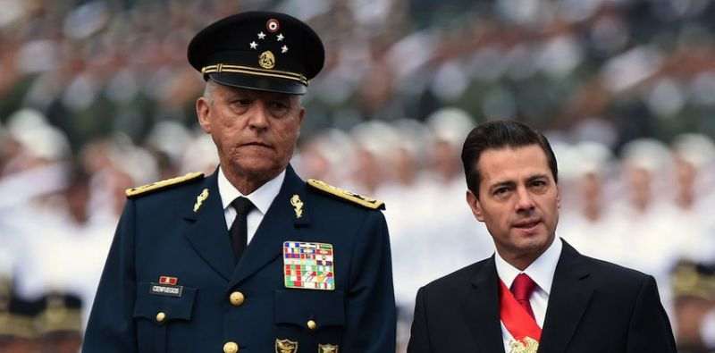  EEUU acusa de narcotráfico a ministro de Defensa de Peña Nieto, según medios