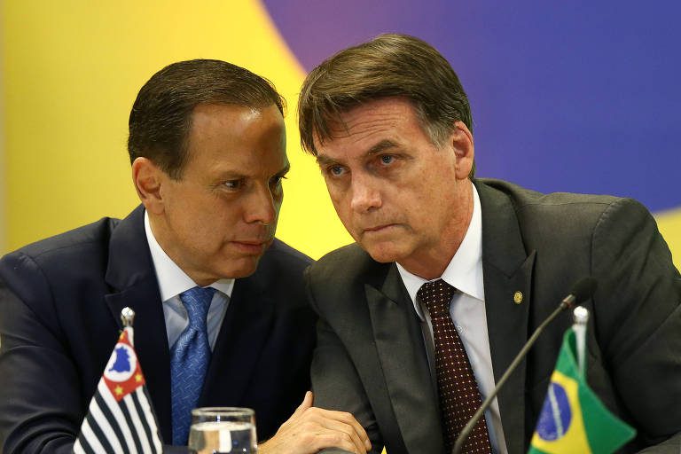  Gobernador de Sao Paulo critica declaración de Bolsonaro y lo manda a callar