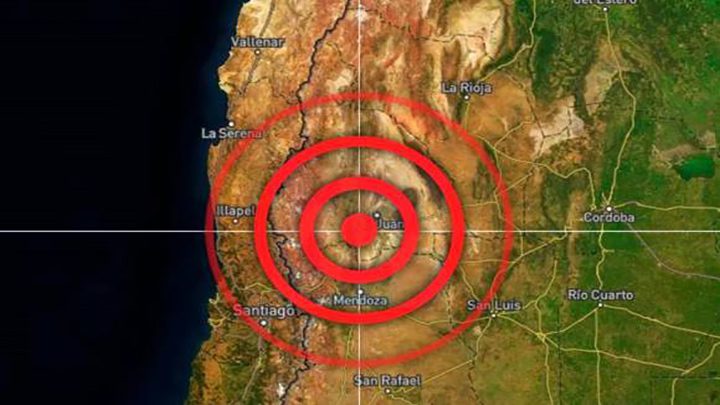  Terremoto de magnitud 6,4 hace temblar el oeste de Argentina