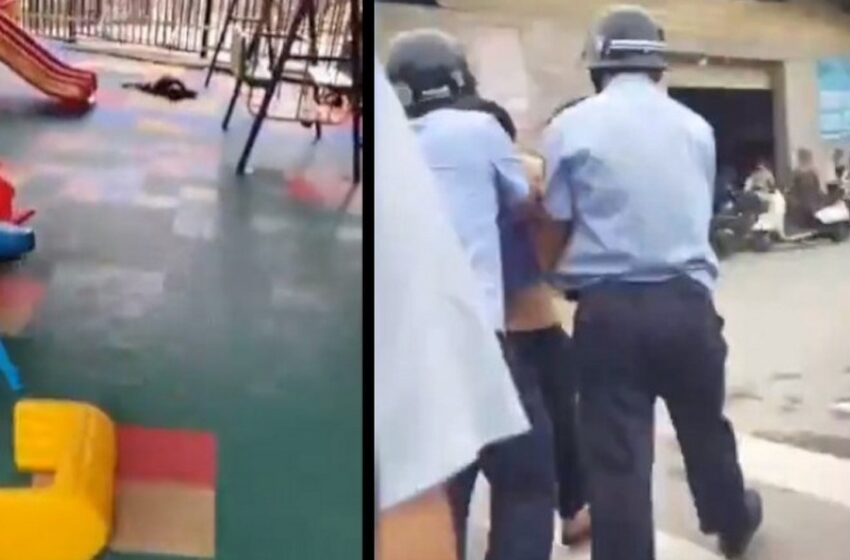  Al menos 16 niños y 2 profesores heridos en un ataque con cuchillo en una guardería china
