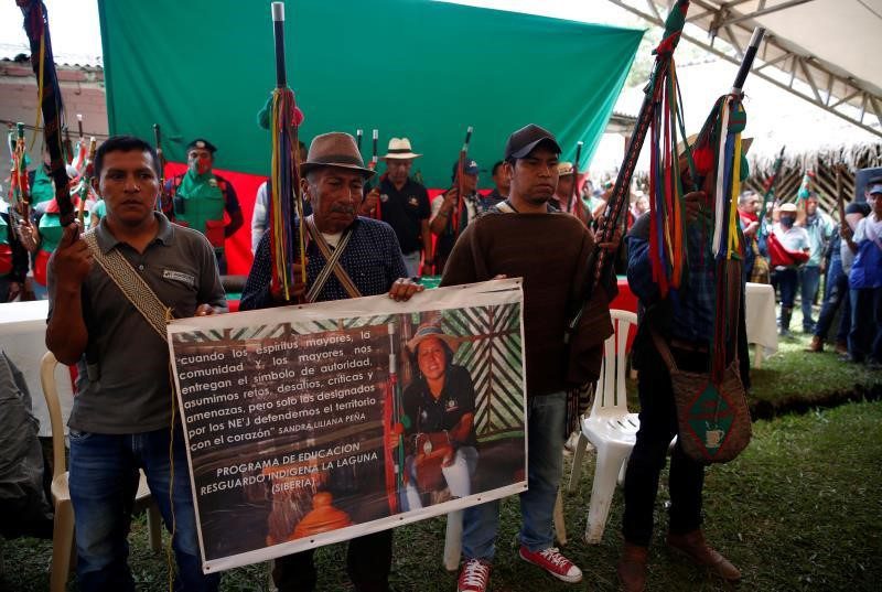  31 heridos en marcha indígena tras asesinato de su lideresa