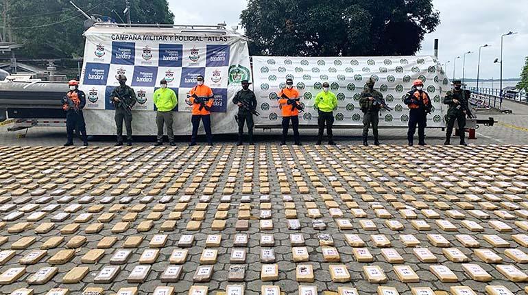  Incautan en Colombia más de 3 toneladas de cocaína de disidencias de las FARC