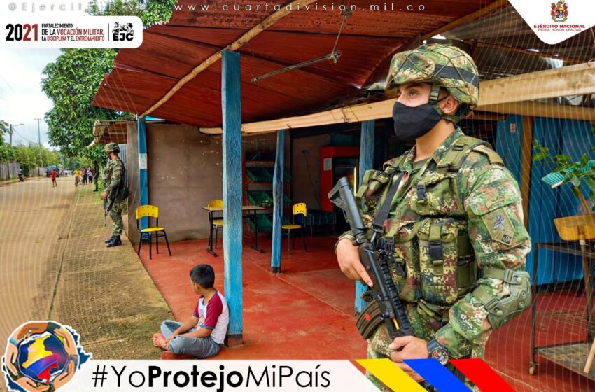  Mil quinientos soldados de la Cuarta División protegen a los habitantes de Meta y Guaviare