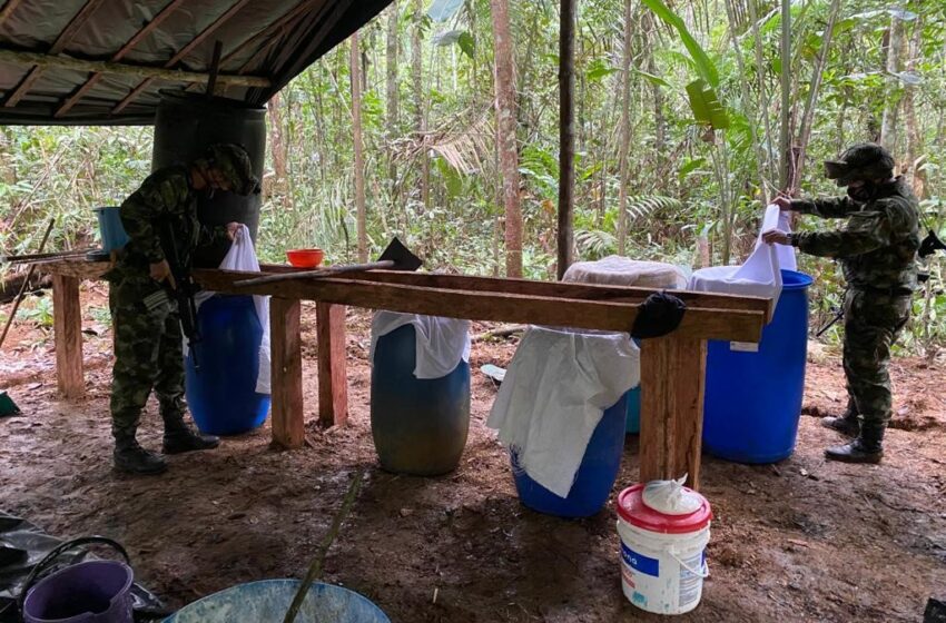  Golpe a narcotraficantes propinó el ejército en zona rural de Cabuyaro y San José del Guaviare
