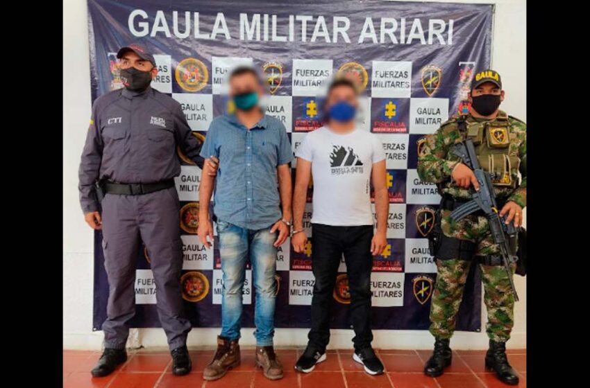  Dos ciudadanos extorsionistas fueron capturados por ejército en Granada