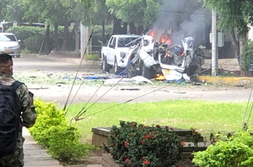  Atentado con carro bomba contra brigada militar en Colombia deja 36 heridos