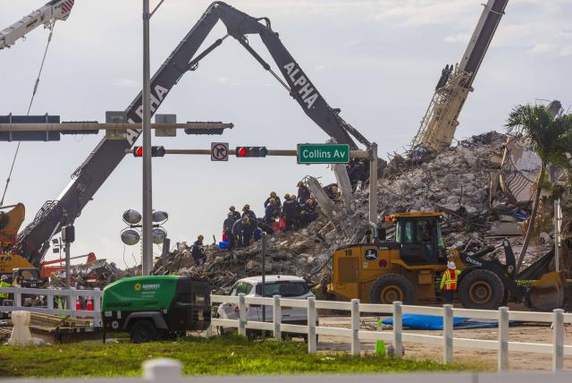  Suben a 36 los cuerpos recuperados de edificio derrumbado en Miami-Dade