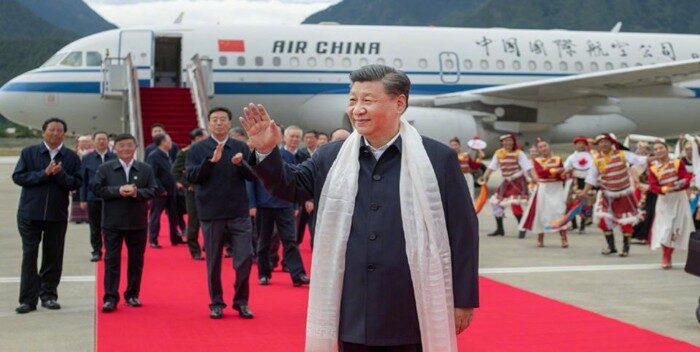 Xi Jinping viajó a Tíbet, primera visita de un presidente chino en 31 años