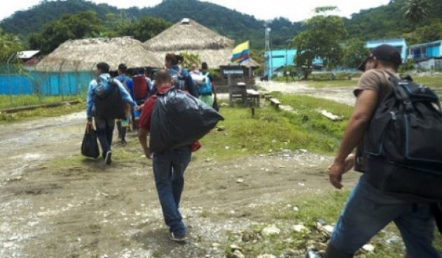  Asciende a más de 3.700 número de desplazados por enfrentamientos en Colombia