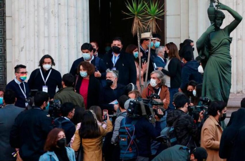  Suspenden la sesión de la constituyente de Chile por falta de medidas sanitarias