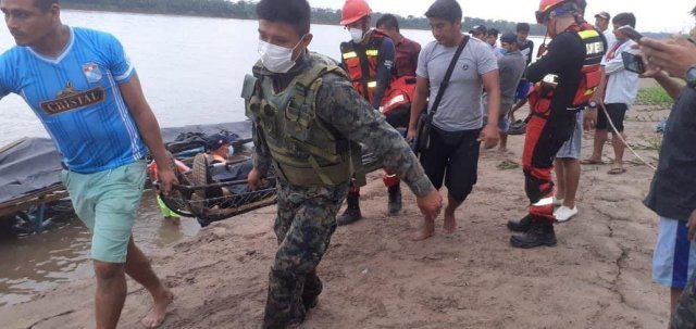  Al menos 20 muertos y 50 desaparecidos en un naufragio en la Amazonía de Perú