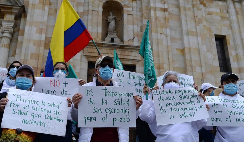  Colombianos plantan en las calles sus exigencias al gobierno y al Congreso