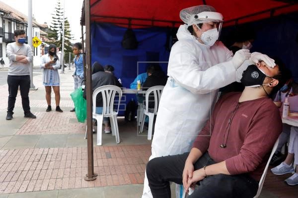  Los contagios en Colombia se sitúan en los niveles de comienzos de pandemia