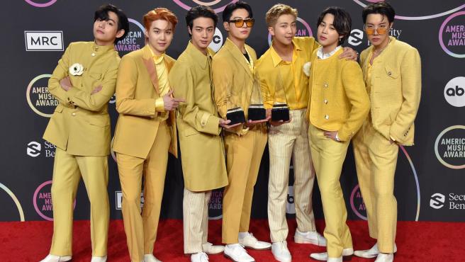  Los surcoreanos BTS arrasan en los American Music Awards