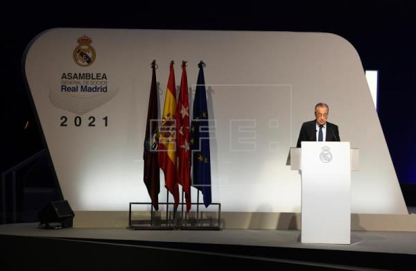  FÚTBOL REAL MADRID ASAMBLEA – Florentino Pérez: «Hay que recordar a UEFA quién es el Real Madrid»