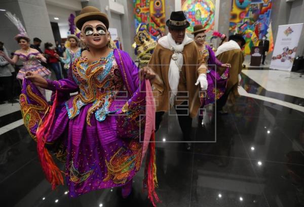 Entre bailes y música, Bolivia promociona el Carnaval de Oruro 2022