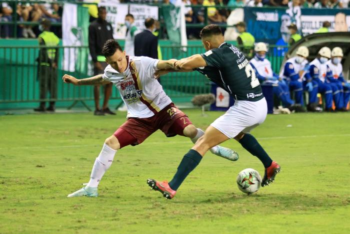  Deportes Tolima saca valioso empate 1-1 al Cali en la final de la liga