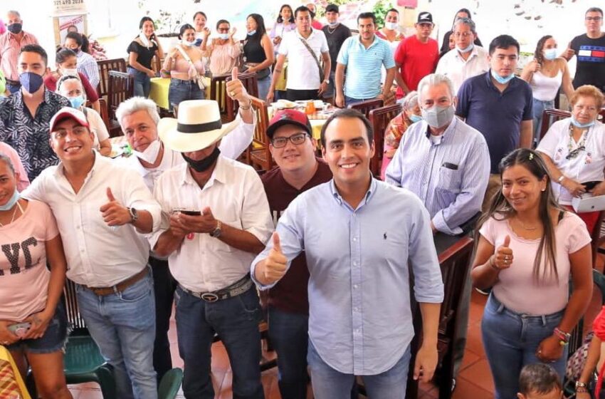  Ha sido productiva la gira cumplida, señala Alejandro Vega, candidato liberal al Senado