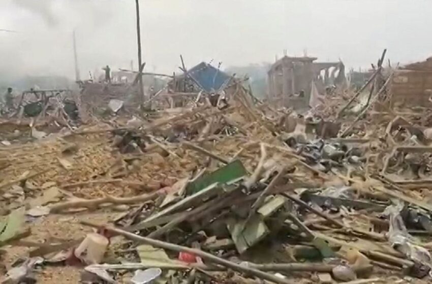  Al menos 17 muertos y 59 heridos por una fuerte explosión en Ghana