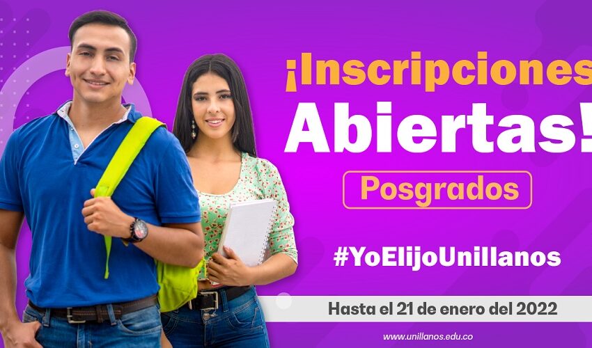  Amplían plazo para inscripciones a posgrados de Unillanos