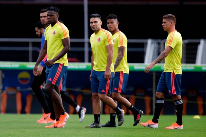 Con plantel completo, Reinaldo Rueda prepara el partido de Colombia ante Perú